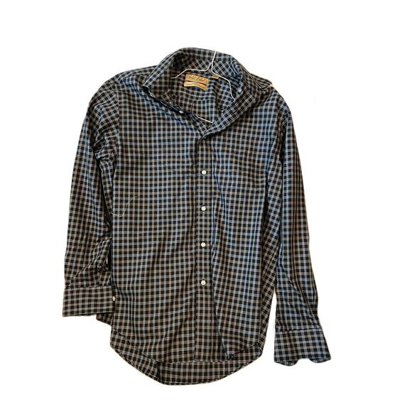 Roundtree & Yorke Gold Label Non Iron Button Up Shirt Mens M - Picture 1 of 3